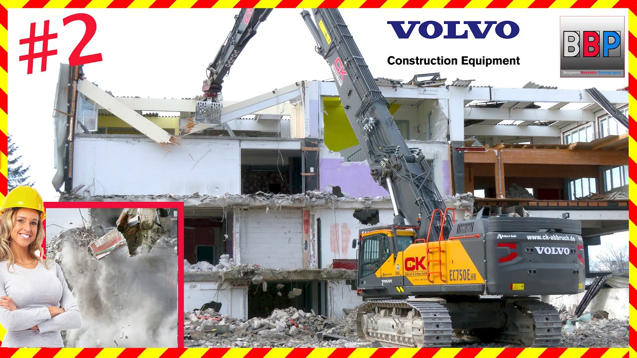 ⚠️ Volvo EC750E HR - Abbruch Firmengebäude,  Stuttgart, 13.03.2023. #2