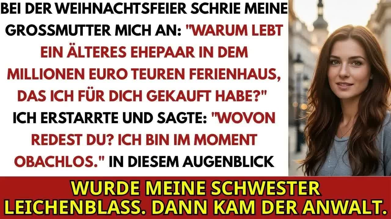 An Weihnachten Schrie Meine Großmutter Mich An, Ich Erstarrte Und Sagte Ich Weiß Nichts Davon