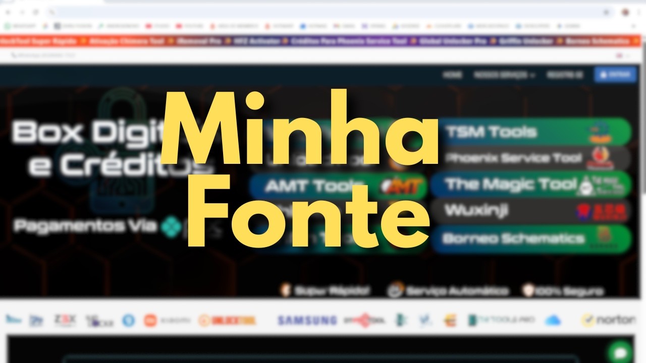 MINHA FONTE!  ONDE EU ENCONTRO OS MELHORES PROGRAMAS PARA REPAROS DE SOFTWARE DE CELULARES