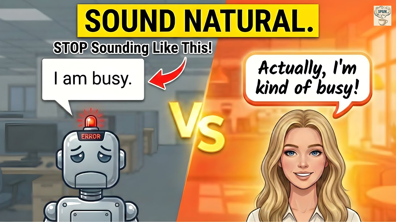 Stop Sounding Like a Robot | English Words Every Native Uses | Beginner Podcast