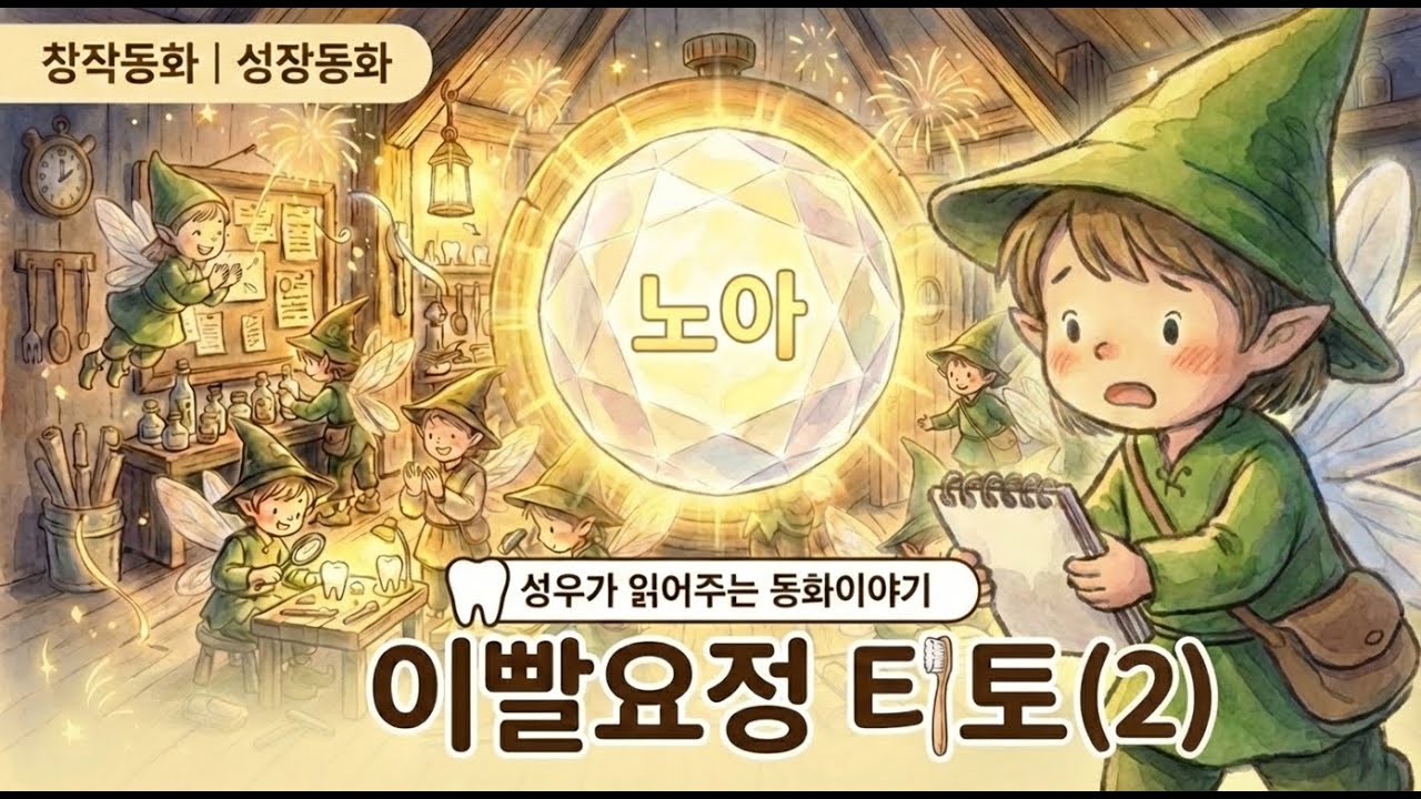 함정설치 완료! 이빨요정을 잡으려던 노아에게 생긴 일 | 성우가 읽어주는 창작동화 | 이빨요정 티토