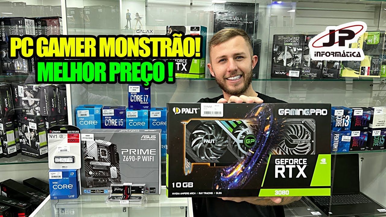 PC GAMER MONSTR&Atilde;O NO MELHOR PRE&Ccedil;O! JP INFORM&Aacute;TICA SANTA IFIG&Ecirc;NIA