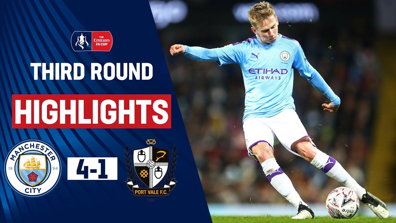 Holders Progress as Young Citizens Impress | Manchester City 4-1 Port Vale | Emirates FA Cup 19/20