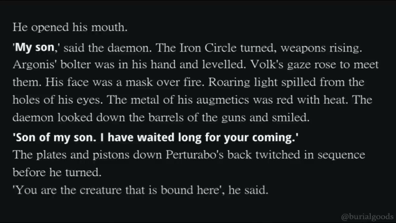 Perturabo meets the first Obliterator