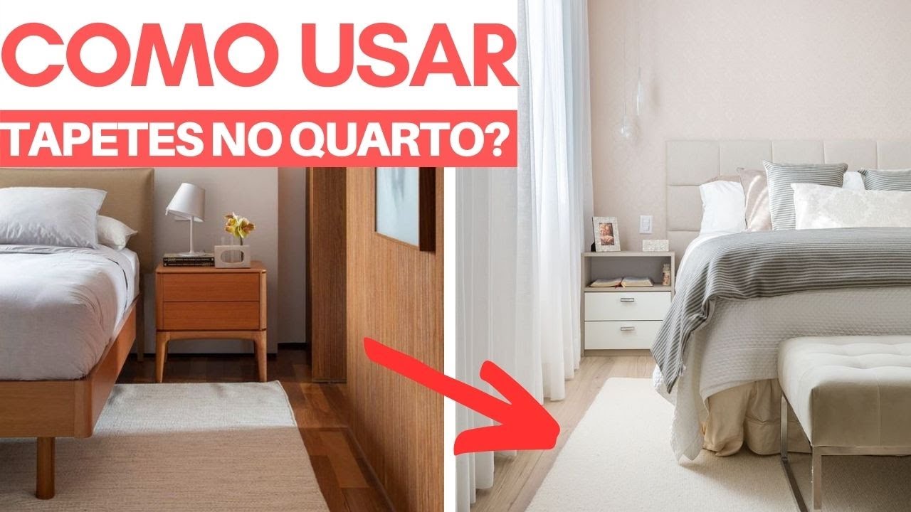 TAPETE NO QUARTO, COMO ACERTAR? SAIBA COMO USAR TAPETE NA DECORA&Ccedil;&Atilde;O DO QUARTO