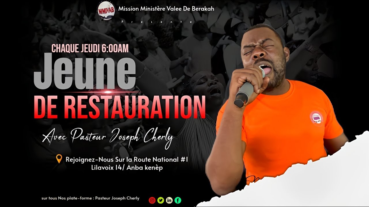 Mission Ministère Valee De Berakah | jeune de resltauration | Jeudi 19 mars 2026 | Soyez Benis