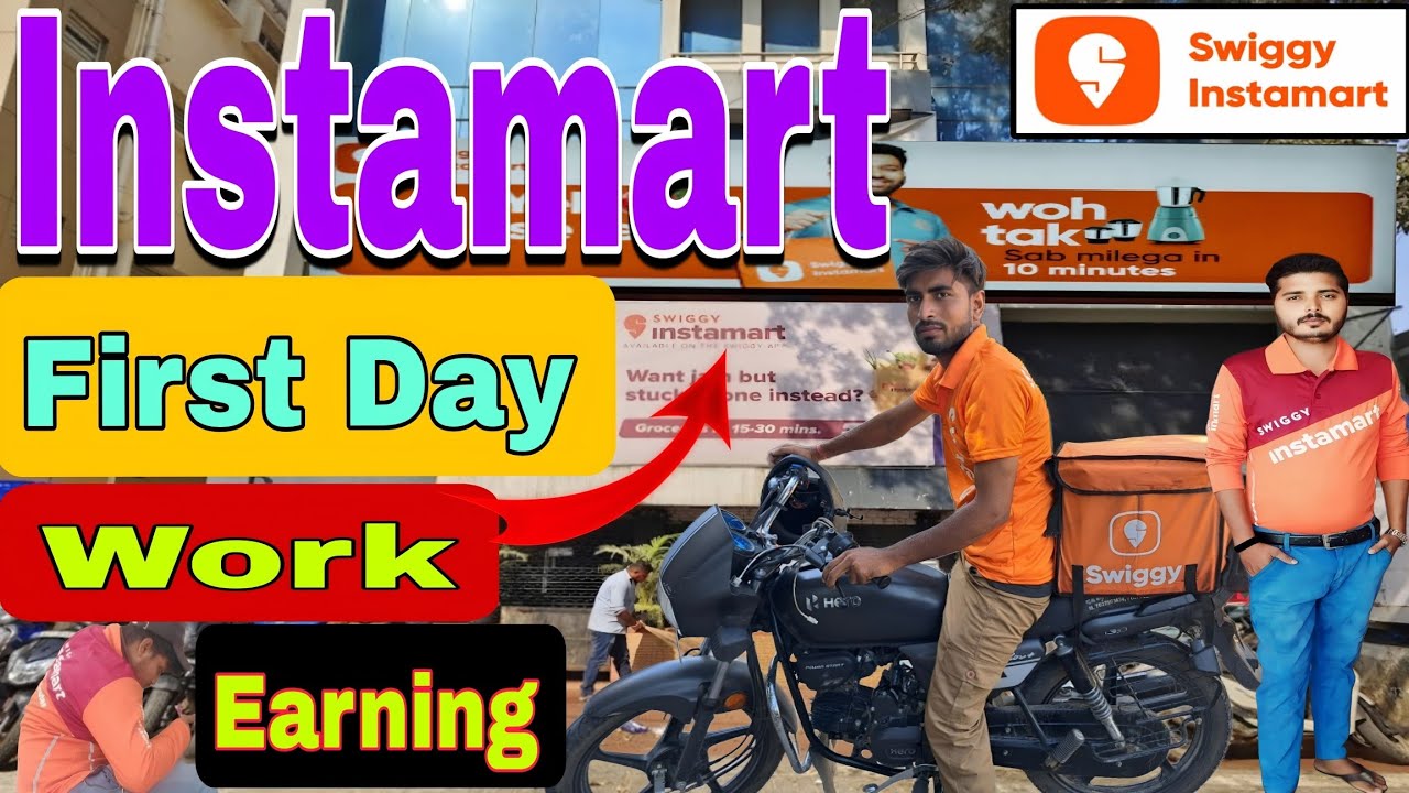 Swiggy Instamart Delivery First Day | Swiggy Instamart Delivery Earnings | Swiggy Instamart Delivery