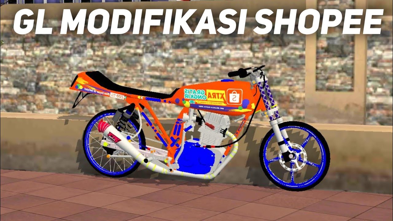 MOTOR HEREX GL MODIFIKASI SHOPEE !! GANTENG PARAH - MOD BUSSID HEREX