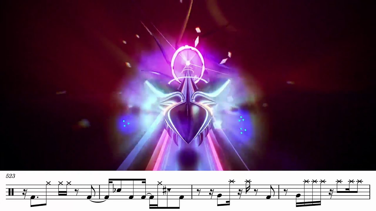 Thumper: The entire game, played perfectly* (with sheet music)