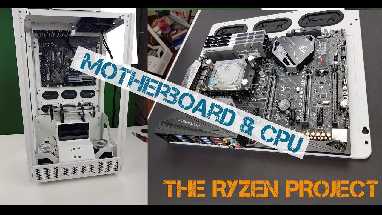 Motherboard and insane CPU installation!!   (Ryzen Project 5/10)