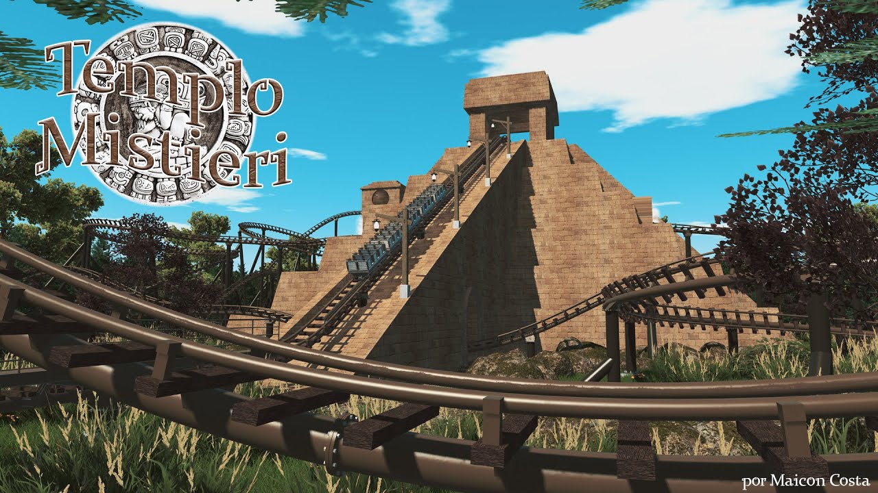Templo Mistieri - NoLimits 2 (Vekoma Mine Train)
