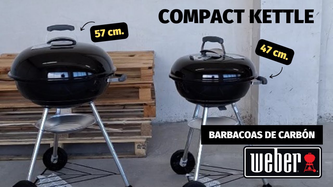 Barbacoas Compact Kettle de Weber® (57 y 47 cm)