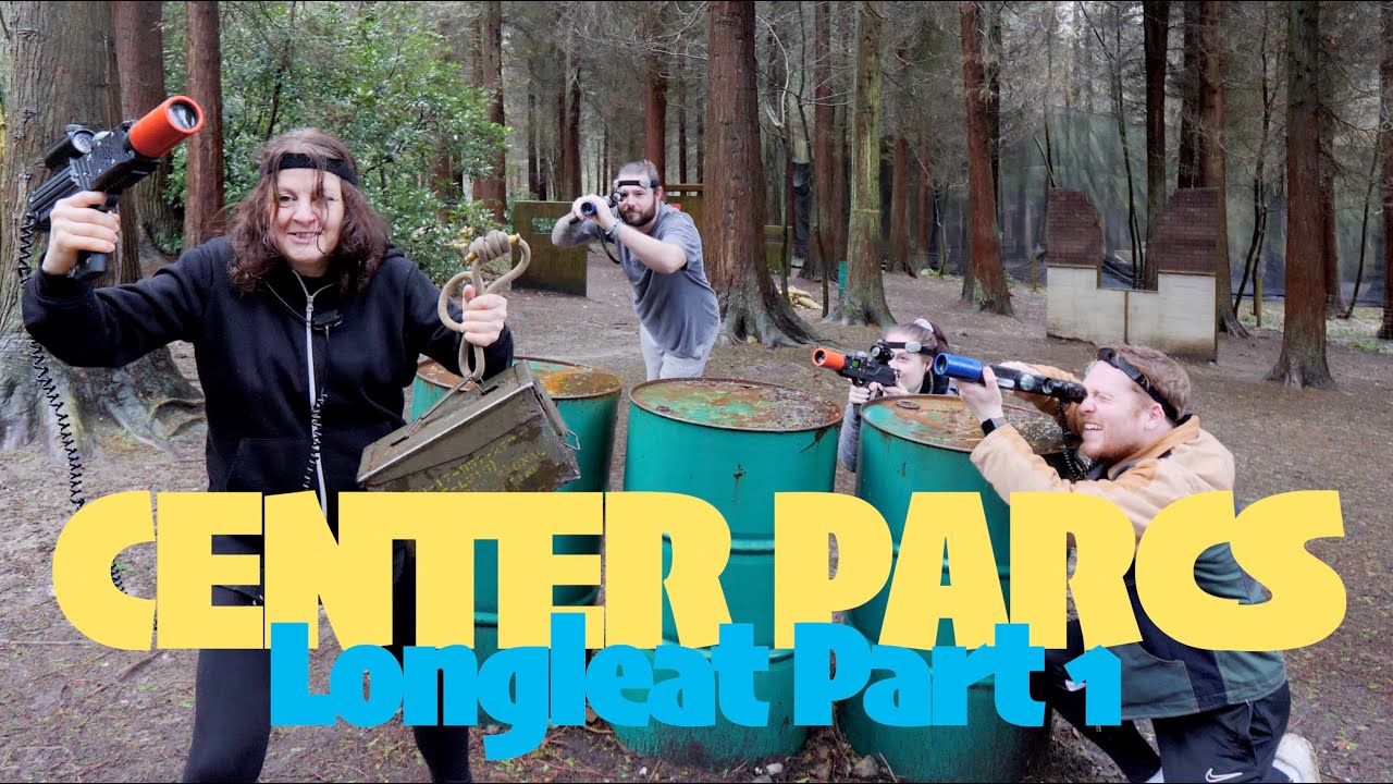 Center Parcs Longleat 2023 | Part 1 | Laser combat | Badminton | Rapids | Rajinda Pradesh