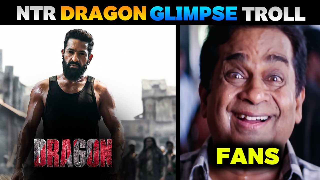 Dragon Glimpse Reaction Troll | Dragon Teaser | NTR | Prashanth Neel | Rukmini Vasanth | Ravi Basrur