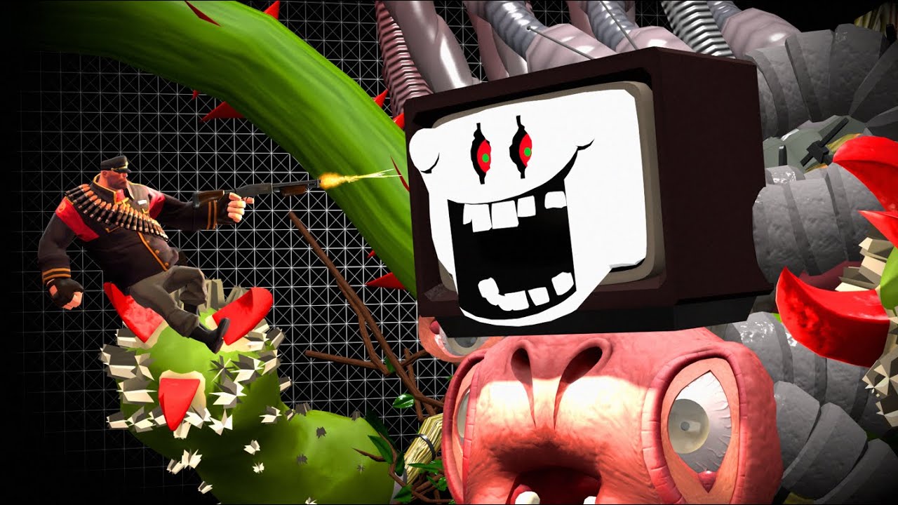 Heavy TF2 VS Omega Flowey [TF2 Mod]