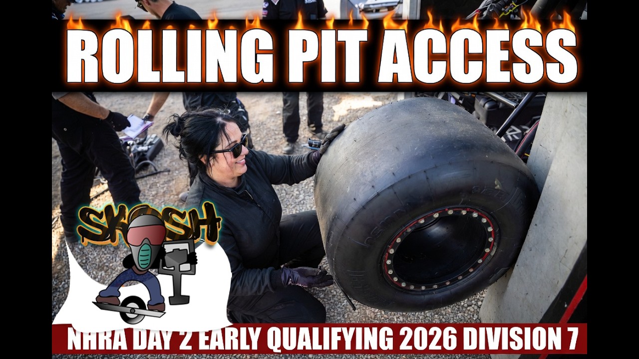 Rolling PIT ACCESS 🔥 Day 2 Early Qualifying – 2026 NHRA Pacific Division 7 at Firebird Raceway