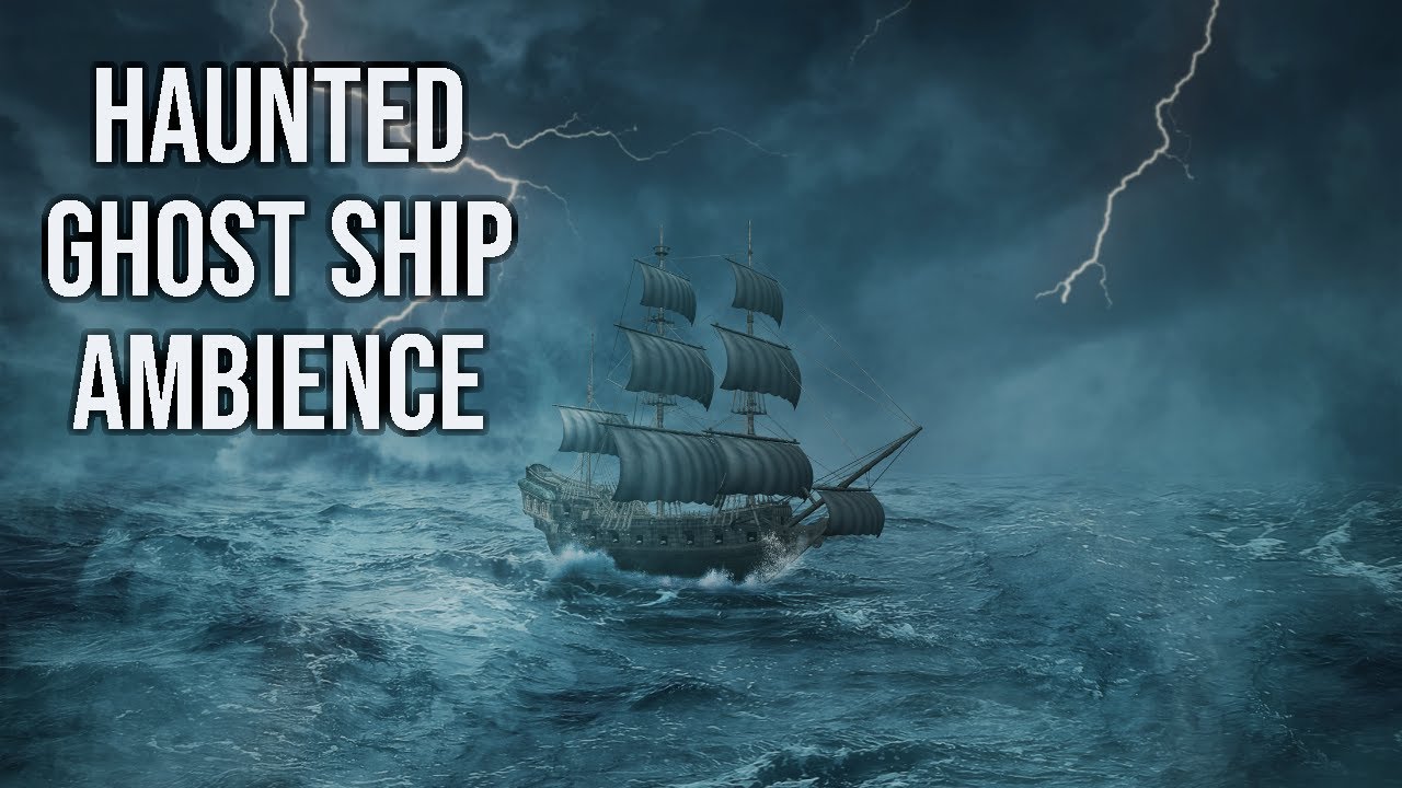 Haunted Ghost Ship Ambience | 1Hour of creepy ambience