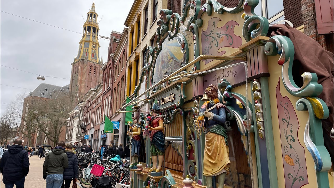 Draaiorgel het Zonnetje in de binnenstad van Groningen