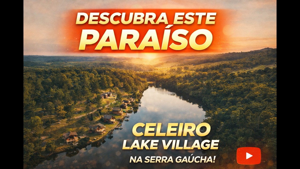 Celeiro Lake Village | Um Refúgio Cinematográfico na Serra Gaúcha 🚁✨