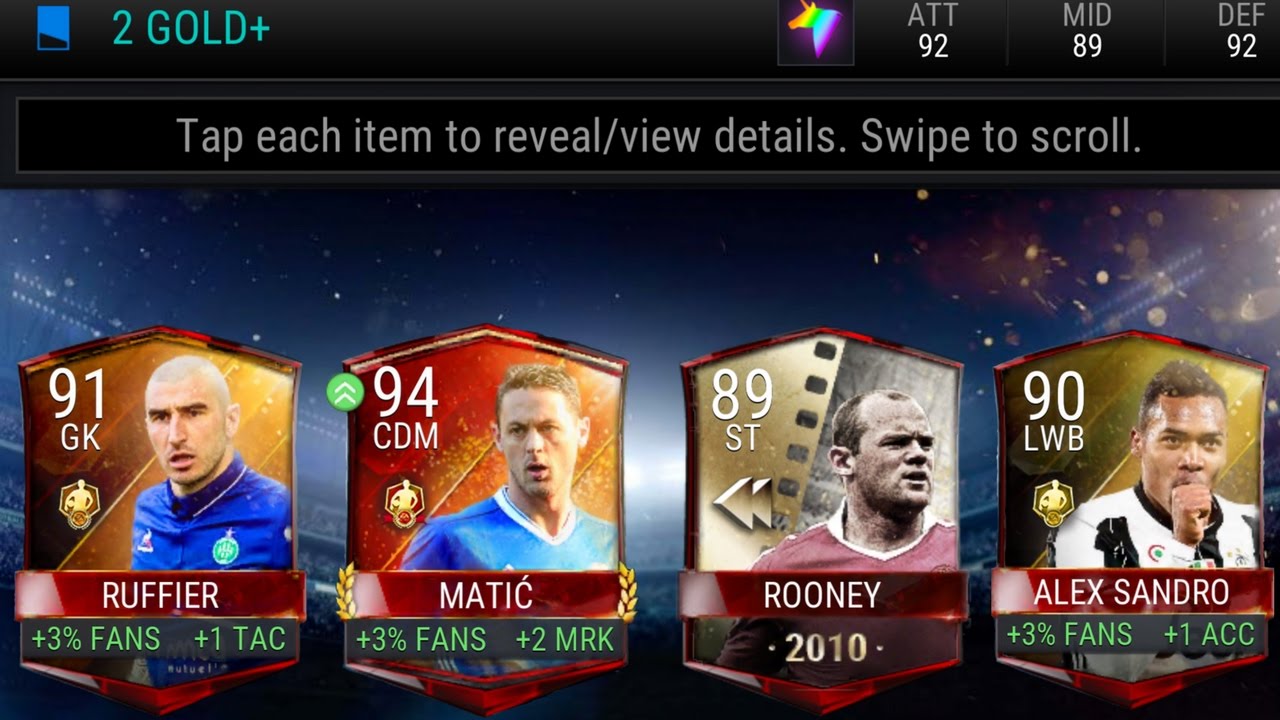 94 MATIC, 91 RUFFIER, 90 ALEX SANDRO AND UFB ROONEY. GREATEST ATTACK MODE PACK OPENING EVER