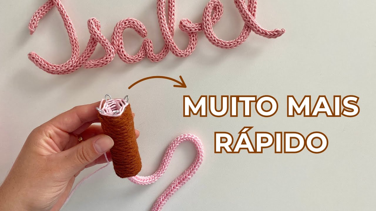 MINHA MÁQUINA CASEIRA DE TRICOTIN: SIMPLES E BARATA