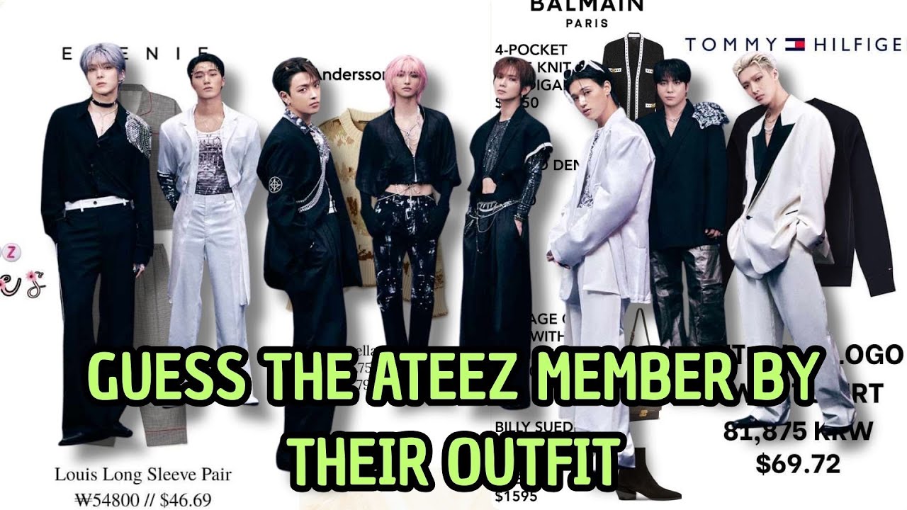IMPOSSIBLE GUESS THE ATEEZ MEMBER - by OUTFIT| KPOP 2025 GAMES