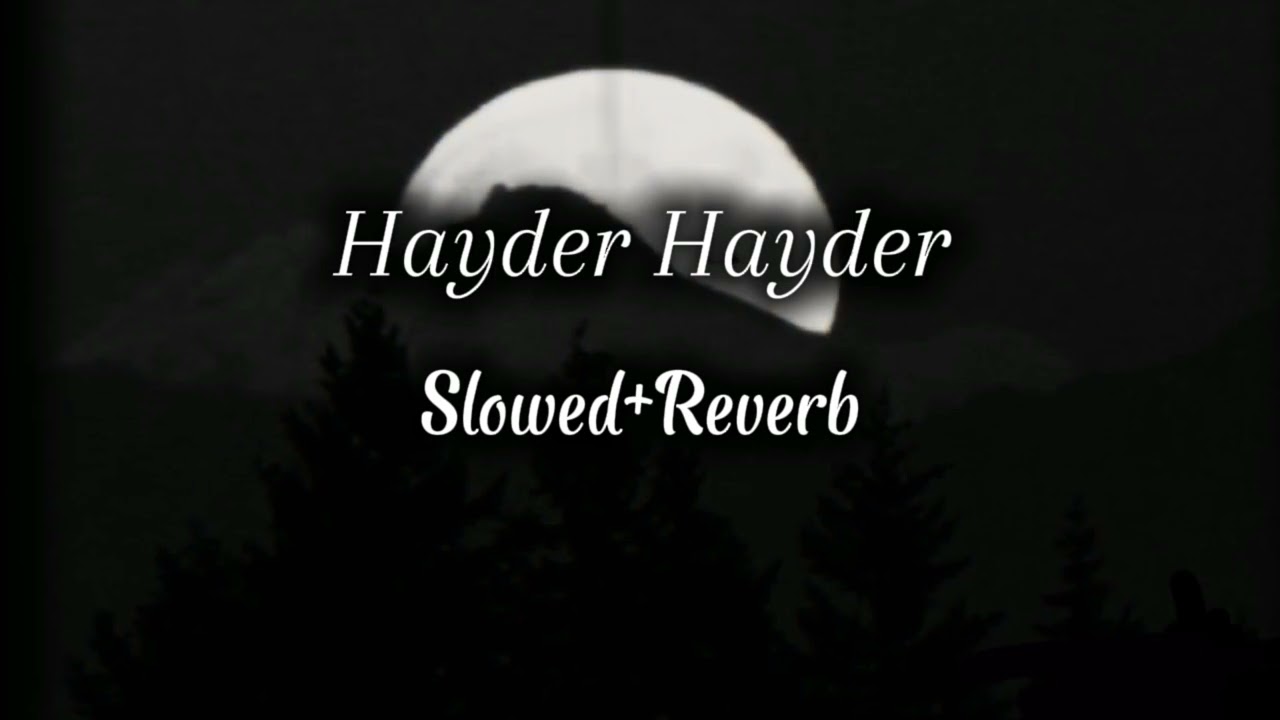 Hayder Hayder by Mahmoud Karimi |  Perfect Slowed + Reverb|