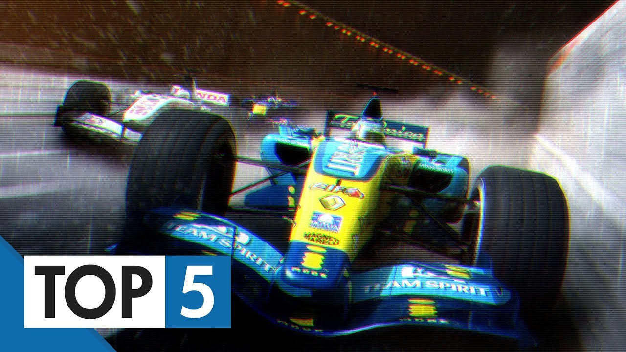 TOP 5 - Nejlep&scaron;&iacute;ch her Formule 1