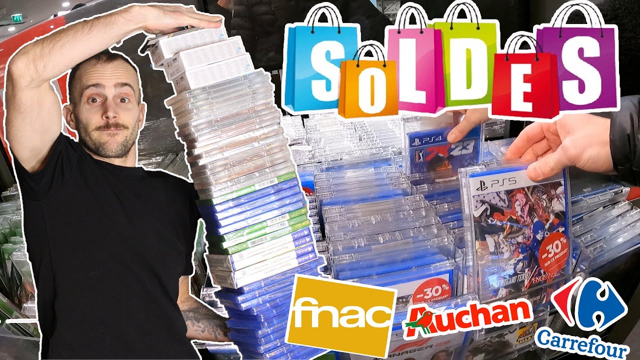 LES SOLDES JEUX VIDEO HIVER 2025 : GROS CARNAGE EN VUE JEUX PS4/5 , SWITCH ...