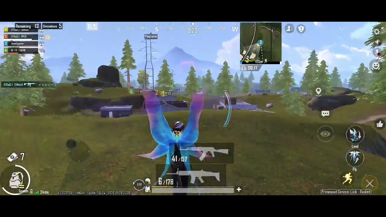 #bgmi #andygamer #8kils #bast clip #chikandiner