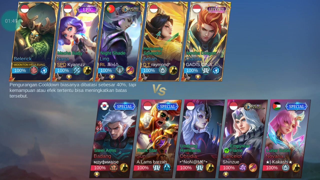 PUSH RANK || RANK LEGENDS 3 BINTANG 2 || MOBILE LEGEND BANG-BANG