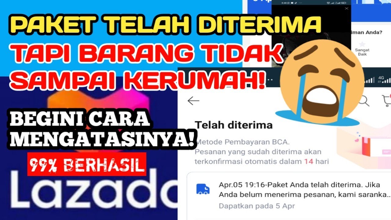 ✅Paket Lazada Telah diterima Barang tidak sampai kerumah | Barang Belanja di Lazada hilang