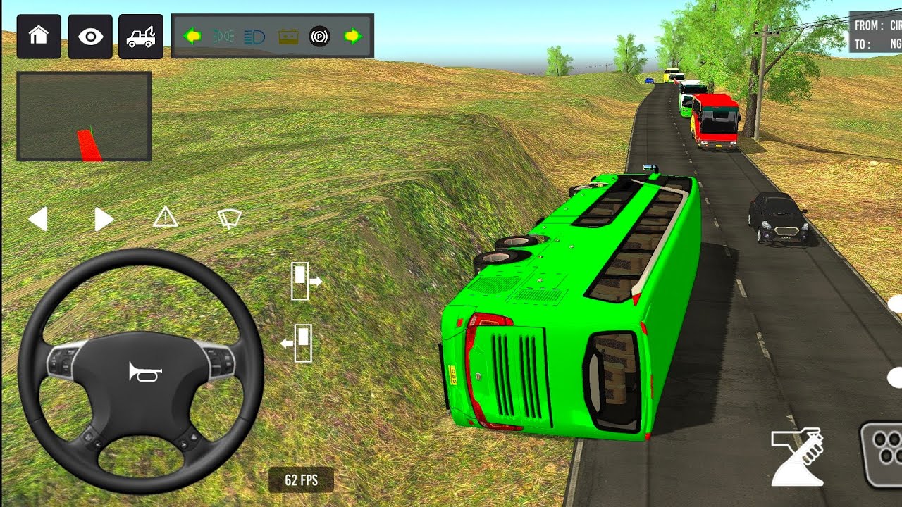 😍Bus Simulator: 3D Bus Games:Bus Simulator ll🔥 new euro coach ll NEW BUS SIMULATOR INDONESIA #games