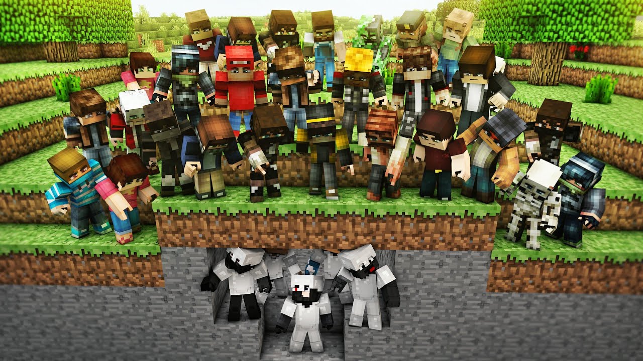 EKIPA RAPY vs 30 ŁOWCÓW (minecraft speedrun)