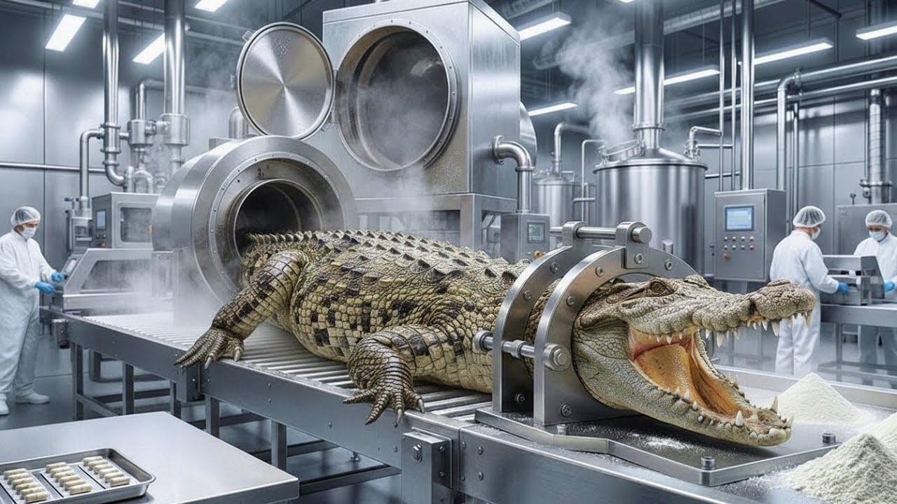 Inside the Crocodile Leather Factory: How Exotic Leather Becomes Designer Products