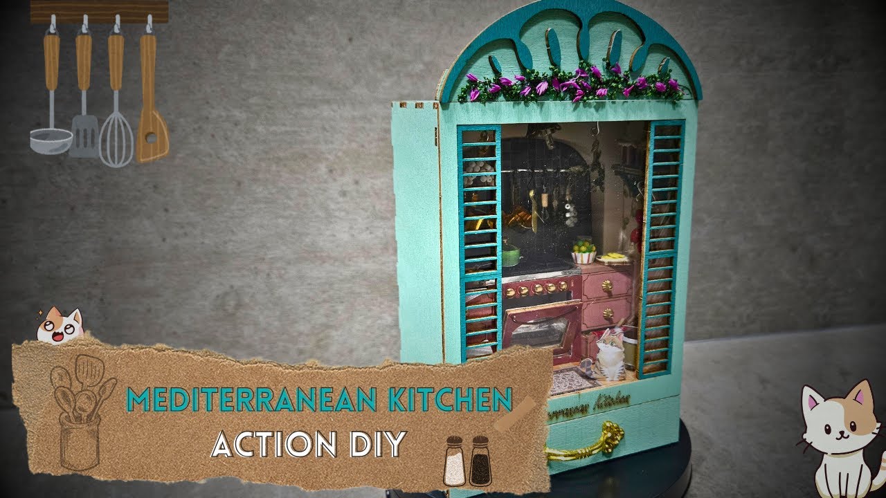 Cruiosity Cabinet Mediterranean Kitchen | ACTION | Craft & Co | DIY