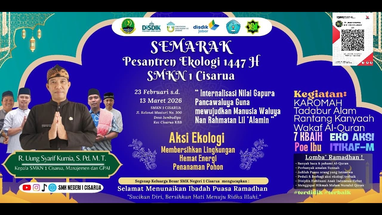 PESANTREN EKOLOGI | SMKN 1 CISARUA | 2026 | KAROMAH | POE IBU | RAMADHAN 1447