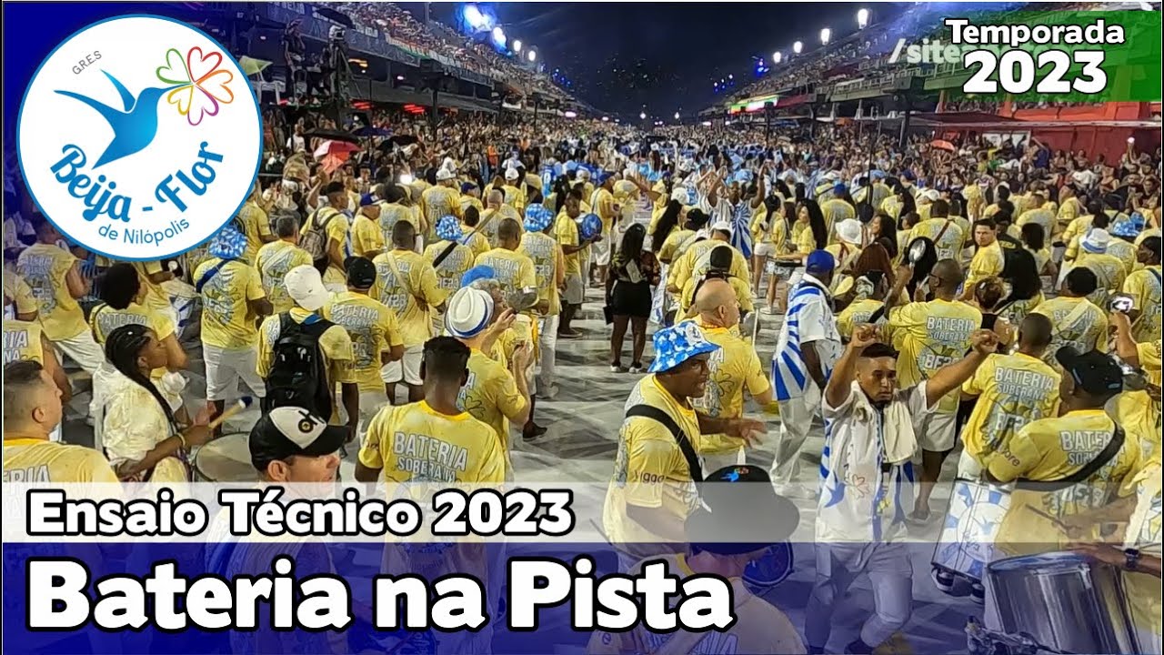 Beija-Flor 2023 | Pista - Ensaio Técnico | Samba ao vivo - #ET23