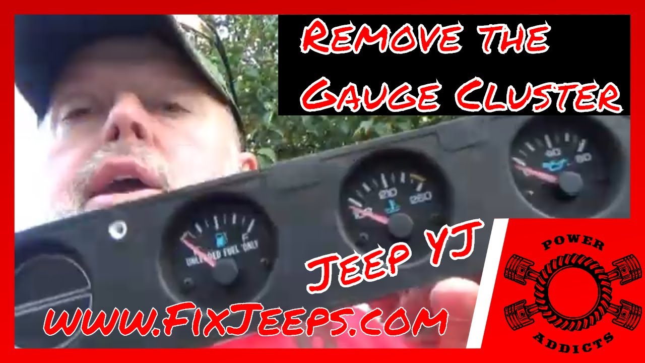 Jeep Wrangler YJ — как снять блок приборов #poweraddictscrew #Jeepyj #fixjeeps