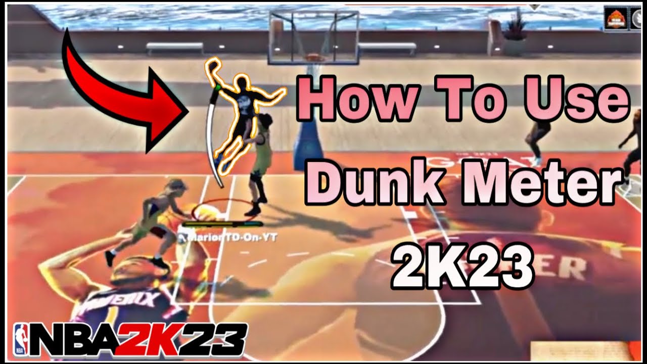 How To Use Dunk Meter NBA 2K23 Current Gen | EASY STEP BY STEP HANDCAM TUTORIAL