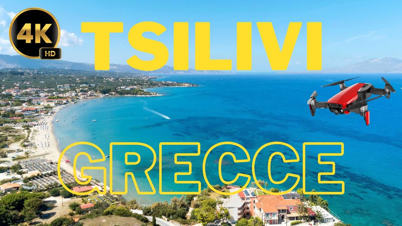 TSILIVI ZAKYNTHOS GRECJA Z DRONA 🇬🇷 | 4K 🚁