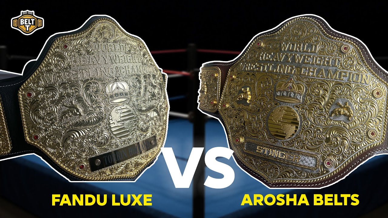 Big Gold Belt SHOWDOWN | Fandu Luxe vs Arosha Belts