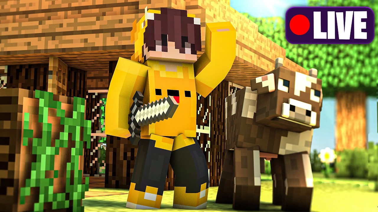 🔴Live - Minecraft Survival Telugu Live