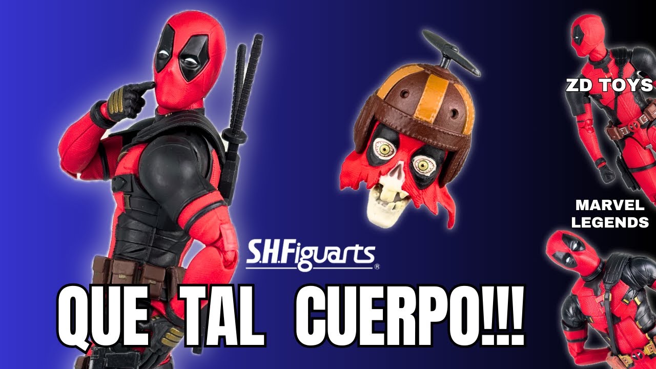 EL DEADPOOL SH FIGUARTS DE DEADPOOL & WOLVERINE NO ES PERFECTO - RESEÑA Y COMPARACIONES