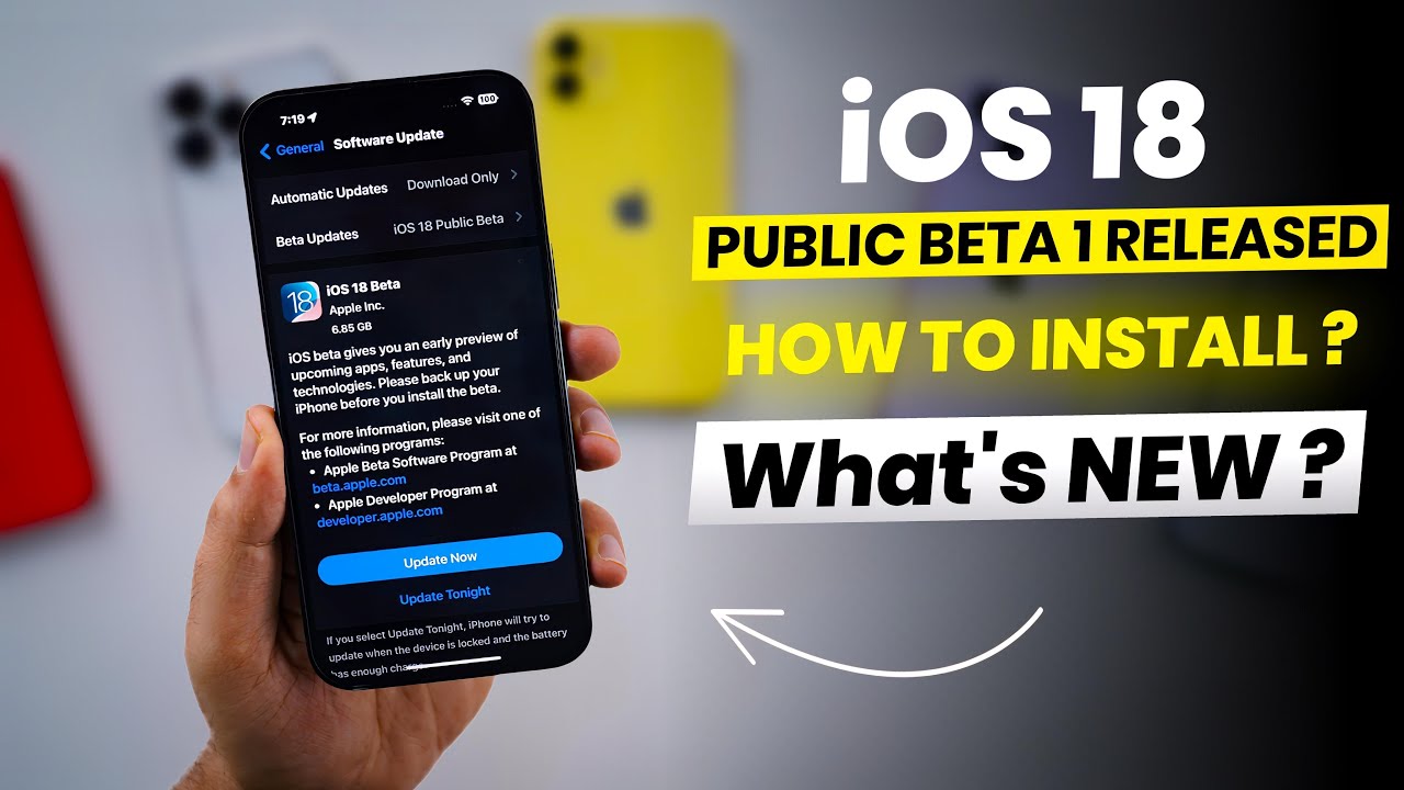 iOS 18 Public Beta Released | How to Install? Top Features | Switch iOS 18 Dev beta to Public Beta