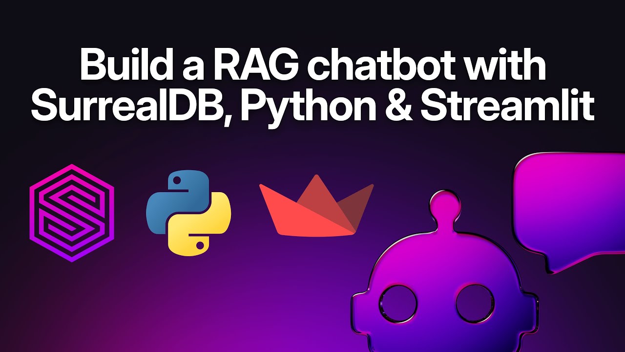 Build a RAG chatbot with SurrealDB, Python & Streamlit