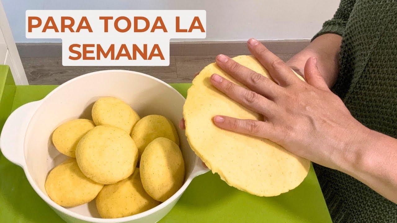 Así preparo las arepas de toda la semana para AHORRAR tiempo y dinero | preparación y conservación.