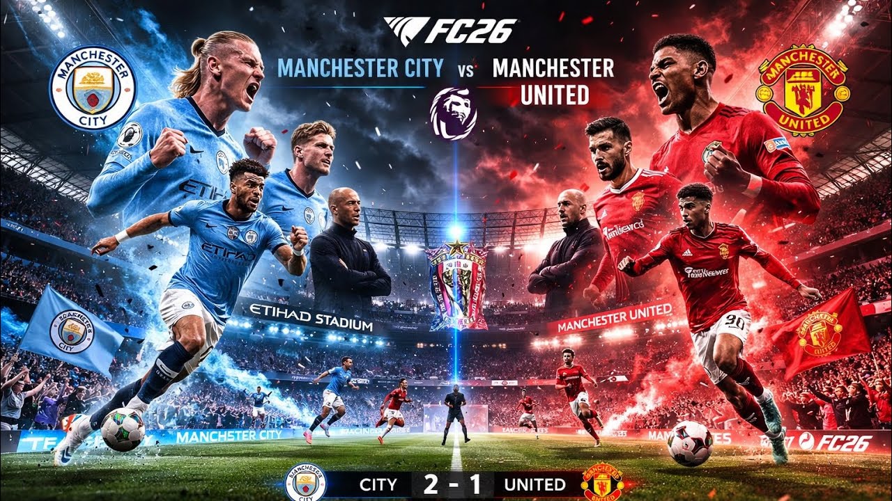 FC 26 - Manchester City VS Manchester United - Premier League 25/26 - PS5