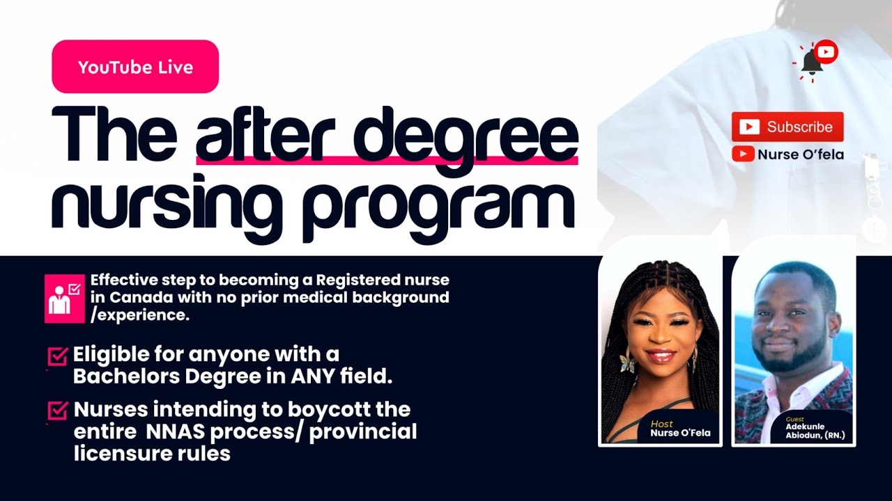 BECOME A CANADIAN RN with no medical background | the after degree nursing program #nursingincanada