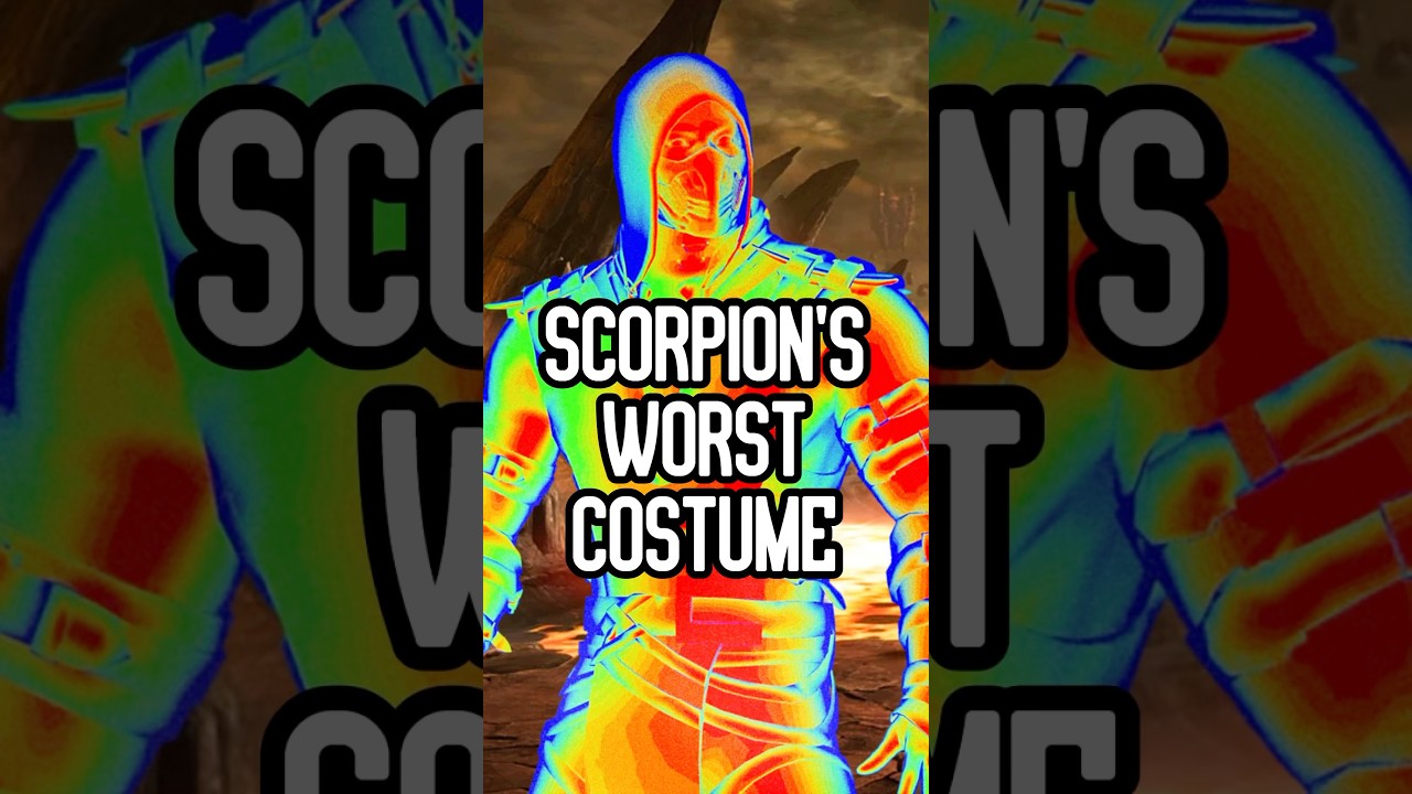 ХУДШИЙ облик Скорпиона из Mortal Kombat 🦂🤮 #шорты #mortalkombat #scorpion